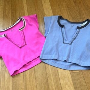 Bundle of women’s cropped tops, size XS